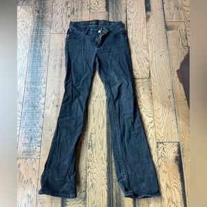 Black Wrangler flares